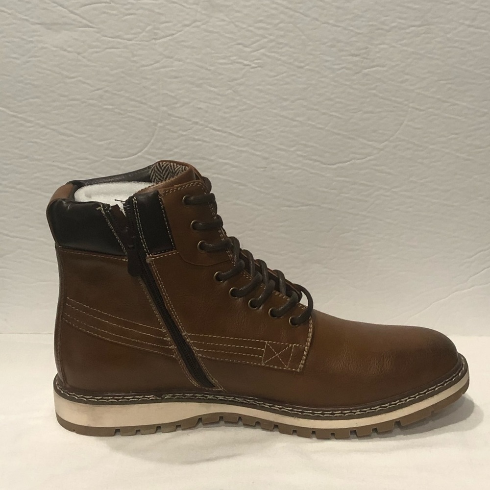 COPY - Jaxson boot Chelsea side zipper brown round toe - Picture 2 of 5